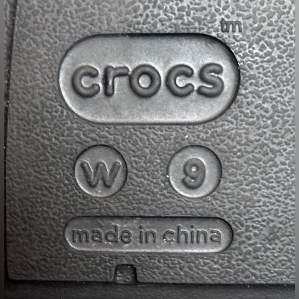Crocs Womens Black Captiva Cushioned Thongs Flip Flops~9~ - Picture 6 of 6